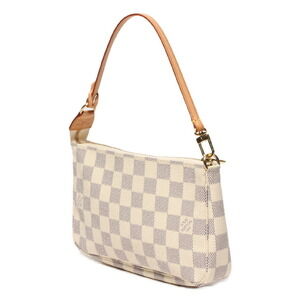 Louis Vuitton Pouch Damier Accessory White Azur Accessoires Handbag Pochette